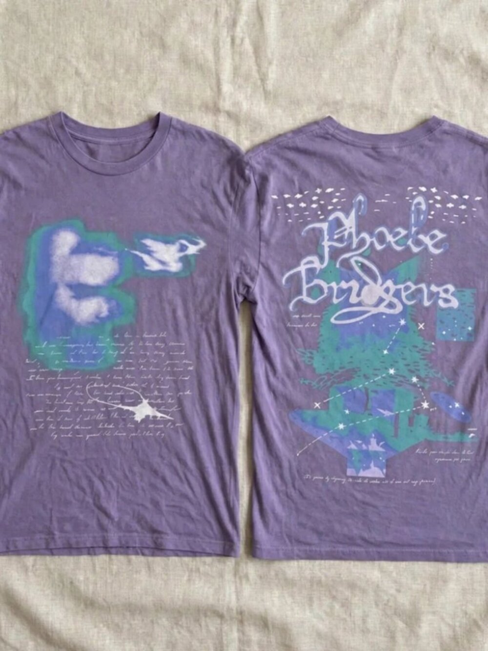 Phoebe Bridgers Lost Weekend Tour Purple Graphic T-Shirt S-4XL [Custom Reprint]